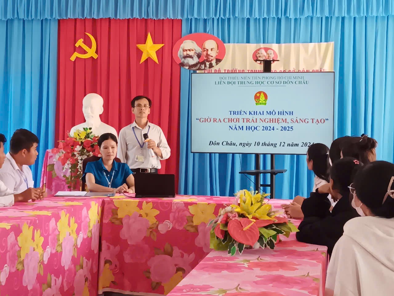 HỘI ĐỒNG ĐỘI HUYỆN DUYÊN HẢI: HIỆU QUẢ TỪ MÔ HÌNH “GIỜ RA CHƠI TRẢI NGHIỆM, SÁNG TẠO” NĂM HỌC 2024 – 2025